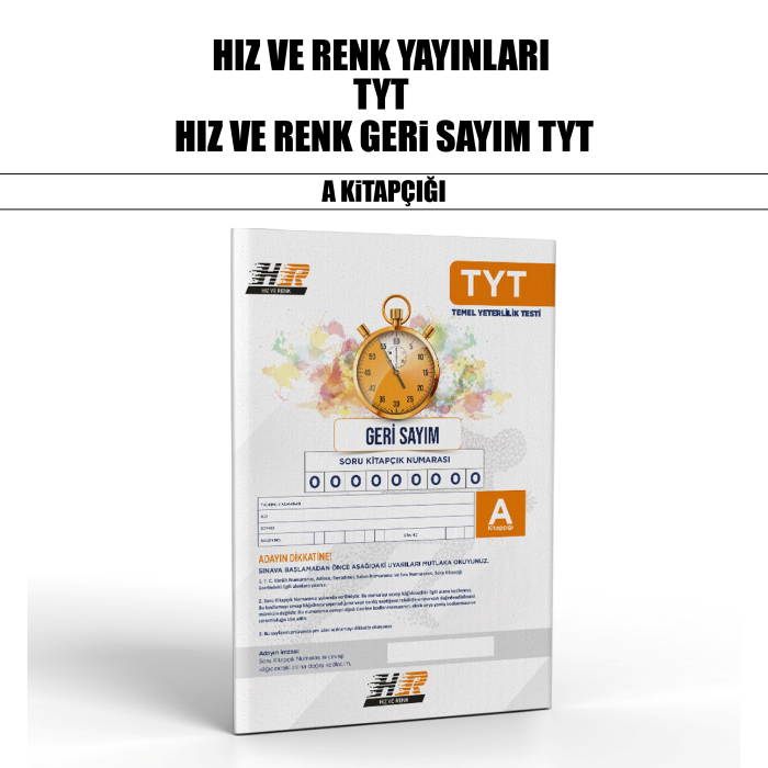 GERİ SAYIM HIZ VE RENK TYT DNM KLB 2-A - 26